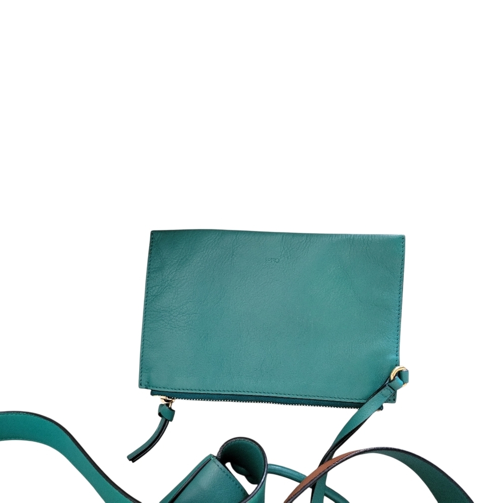 CHLOE Emma Green Leather Bucket Bag - Picture 6 of 14